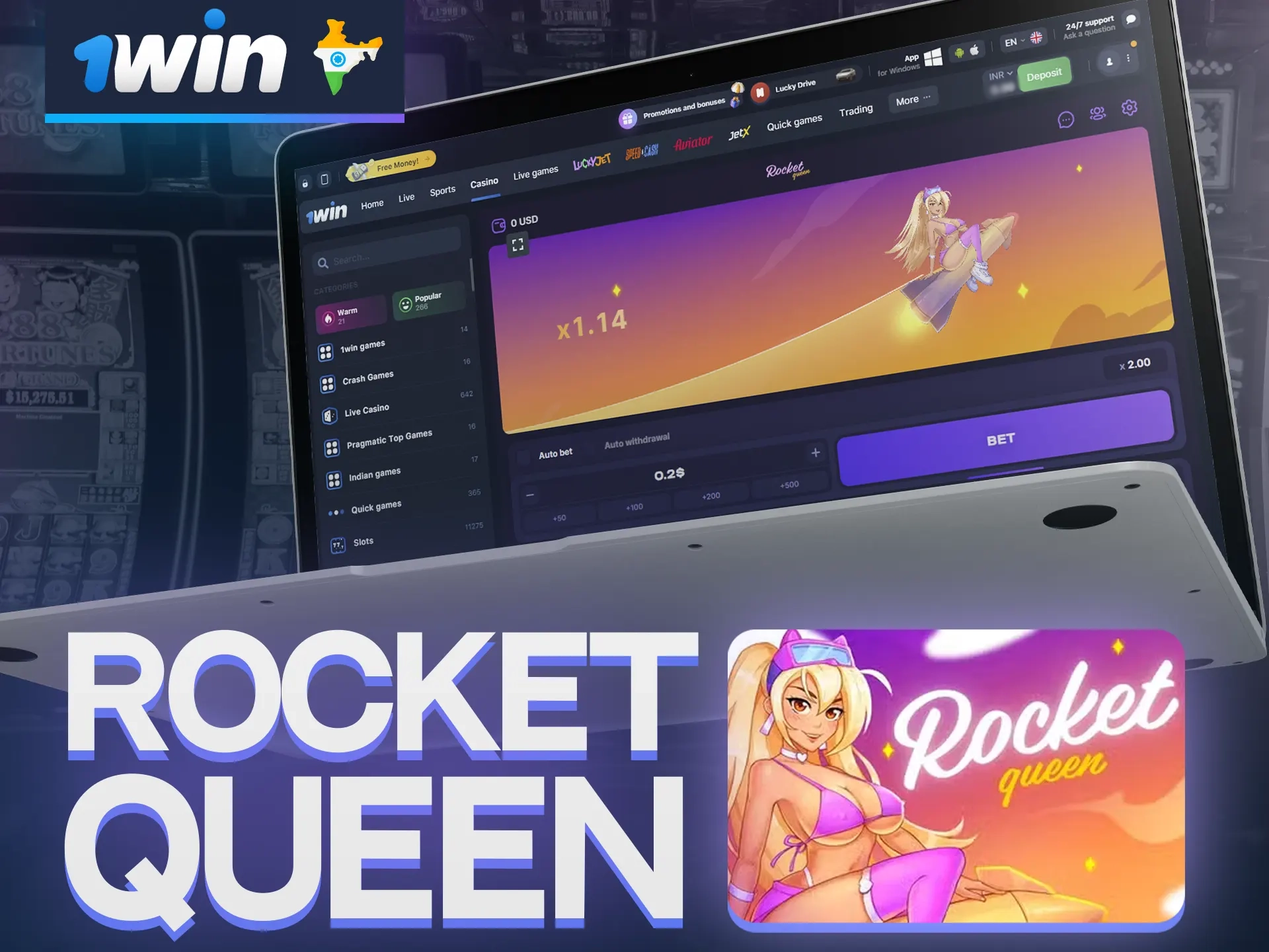 Rocket Queen from 1win to play online.