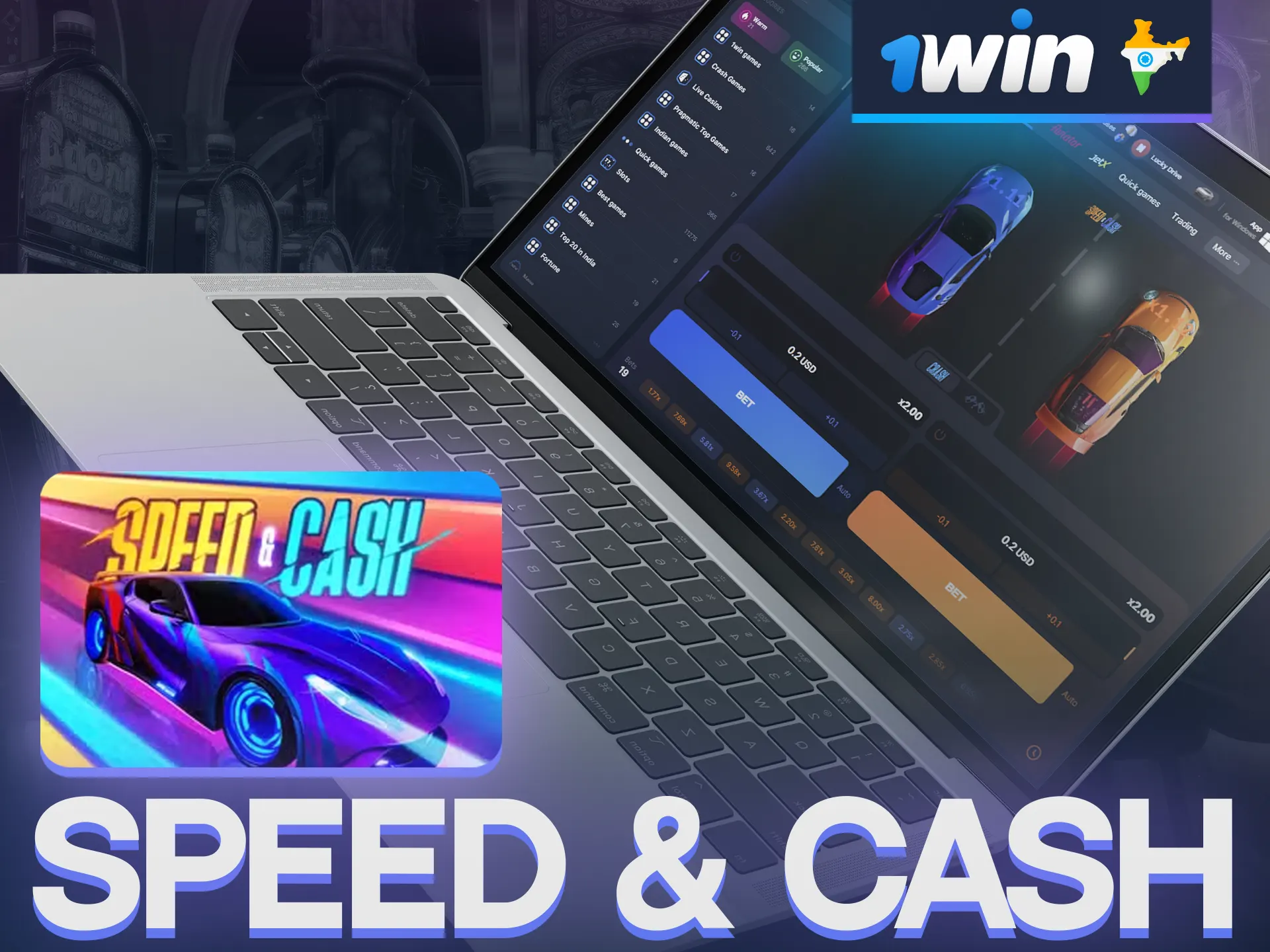 Play in Speed&Cash game and take a chance to earn money.