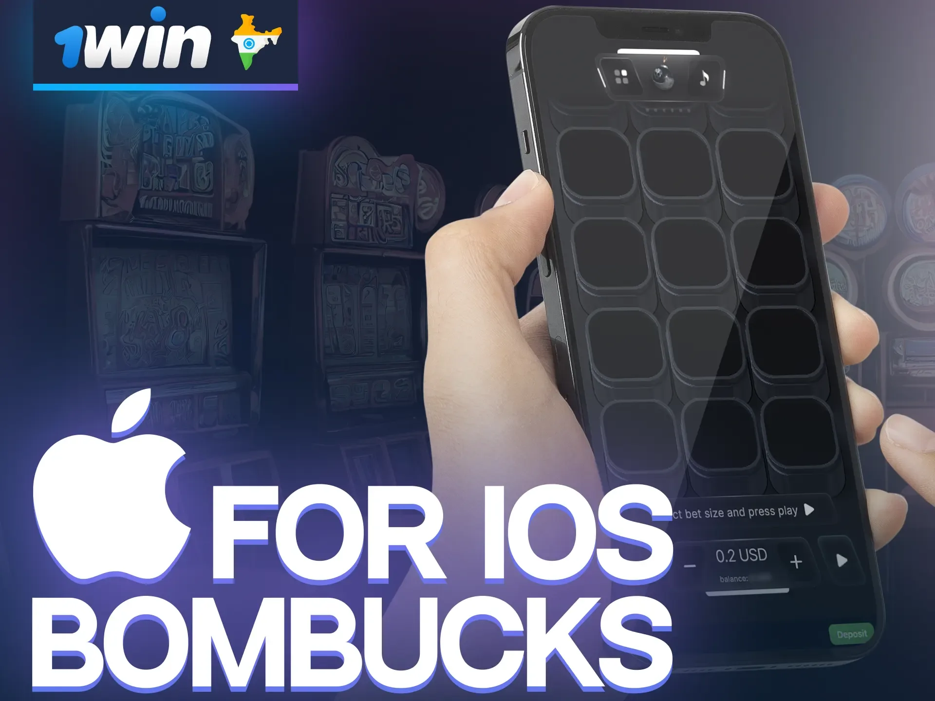 Install the 1win app on your iOS device to always have access to the Bombucks game.