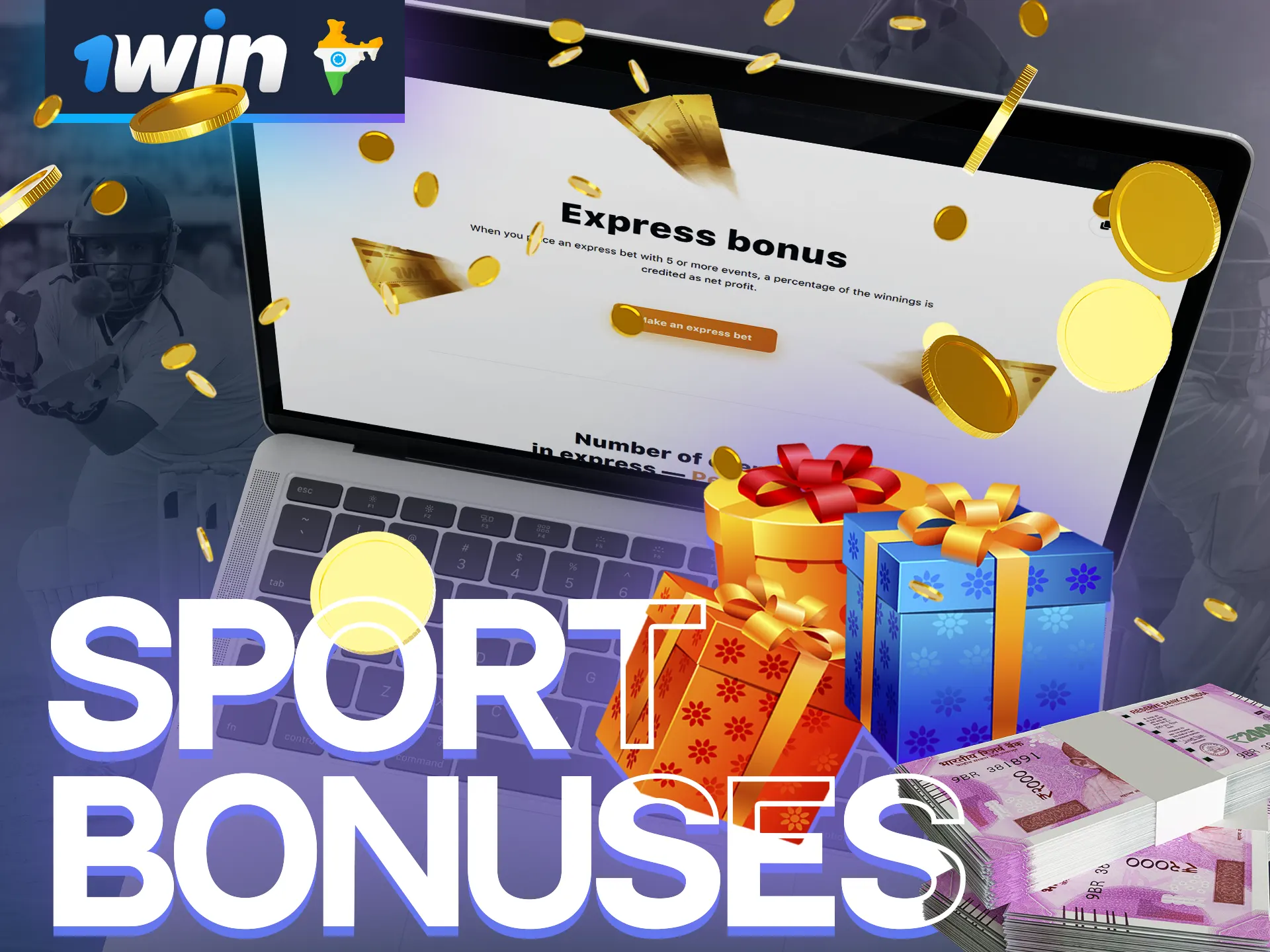 Get 1win bonuses for sport betting after registration.