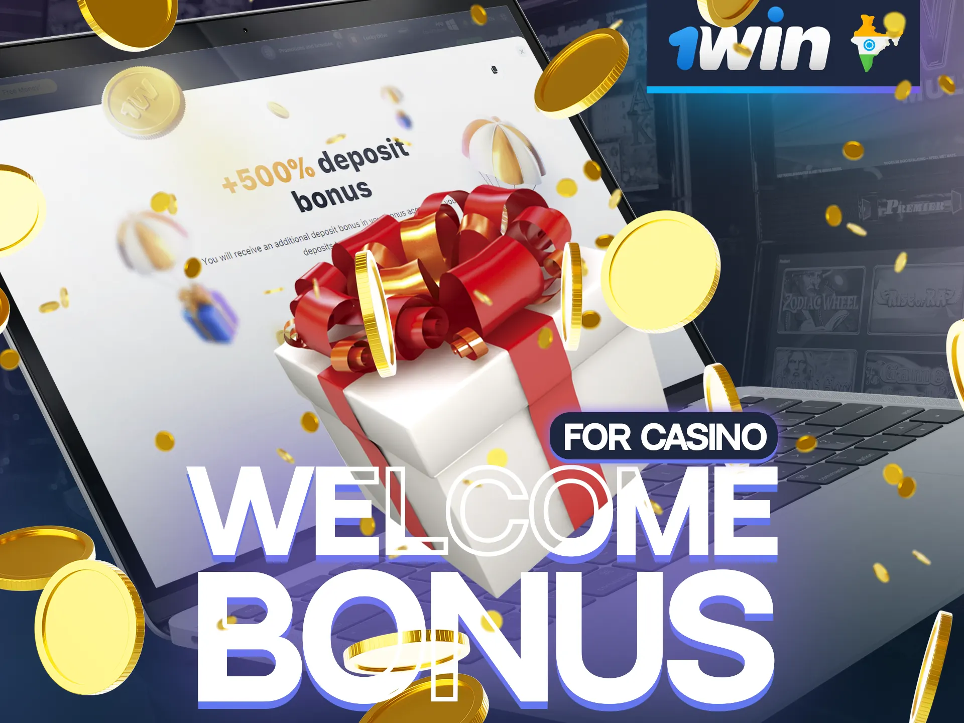 Get a welcome bonus for registration at 1win from India.