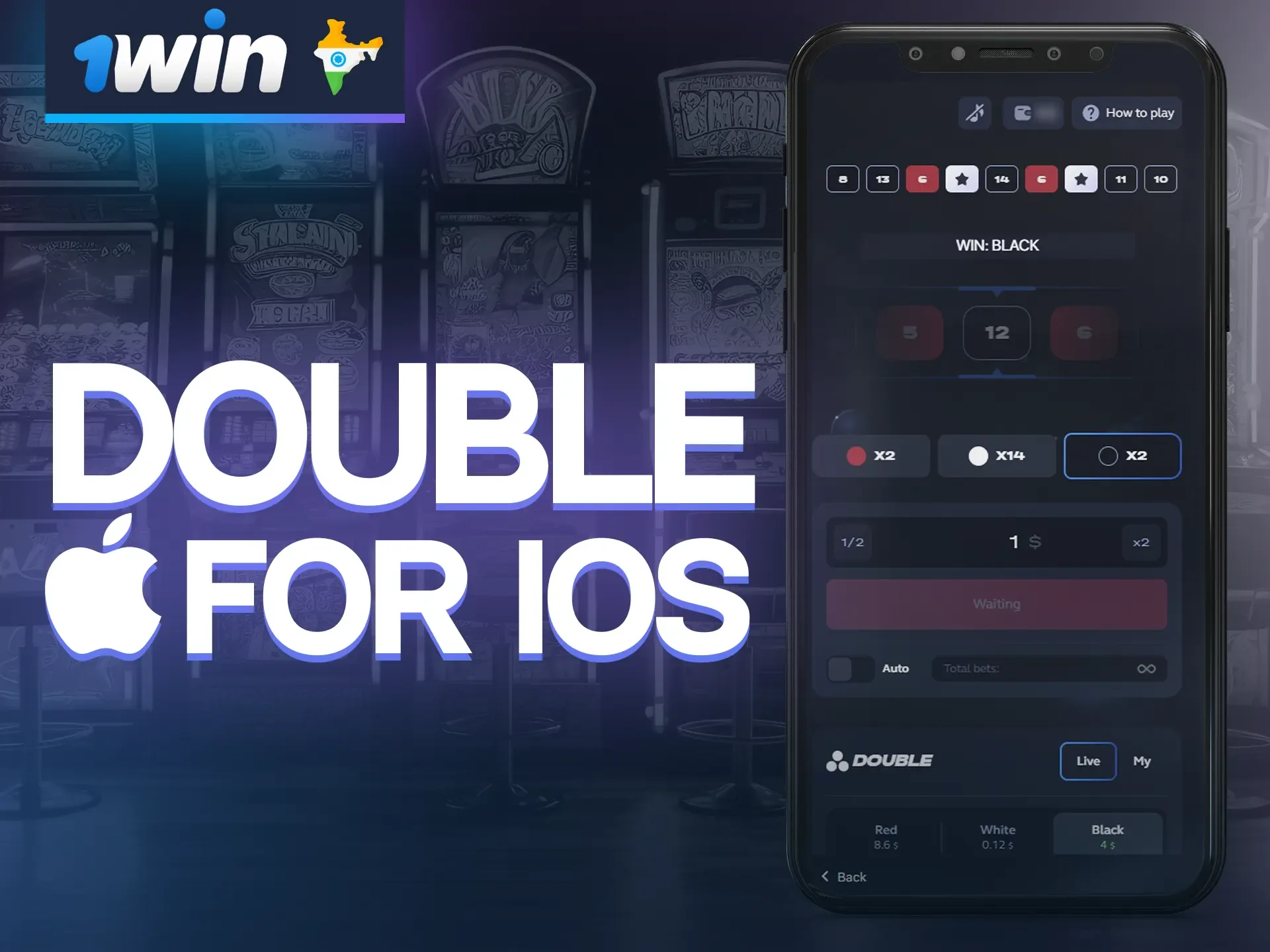 You can easily play Double via 1win's iOS mobile app.