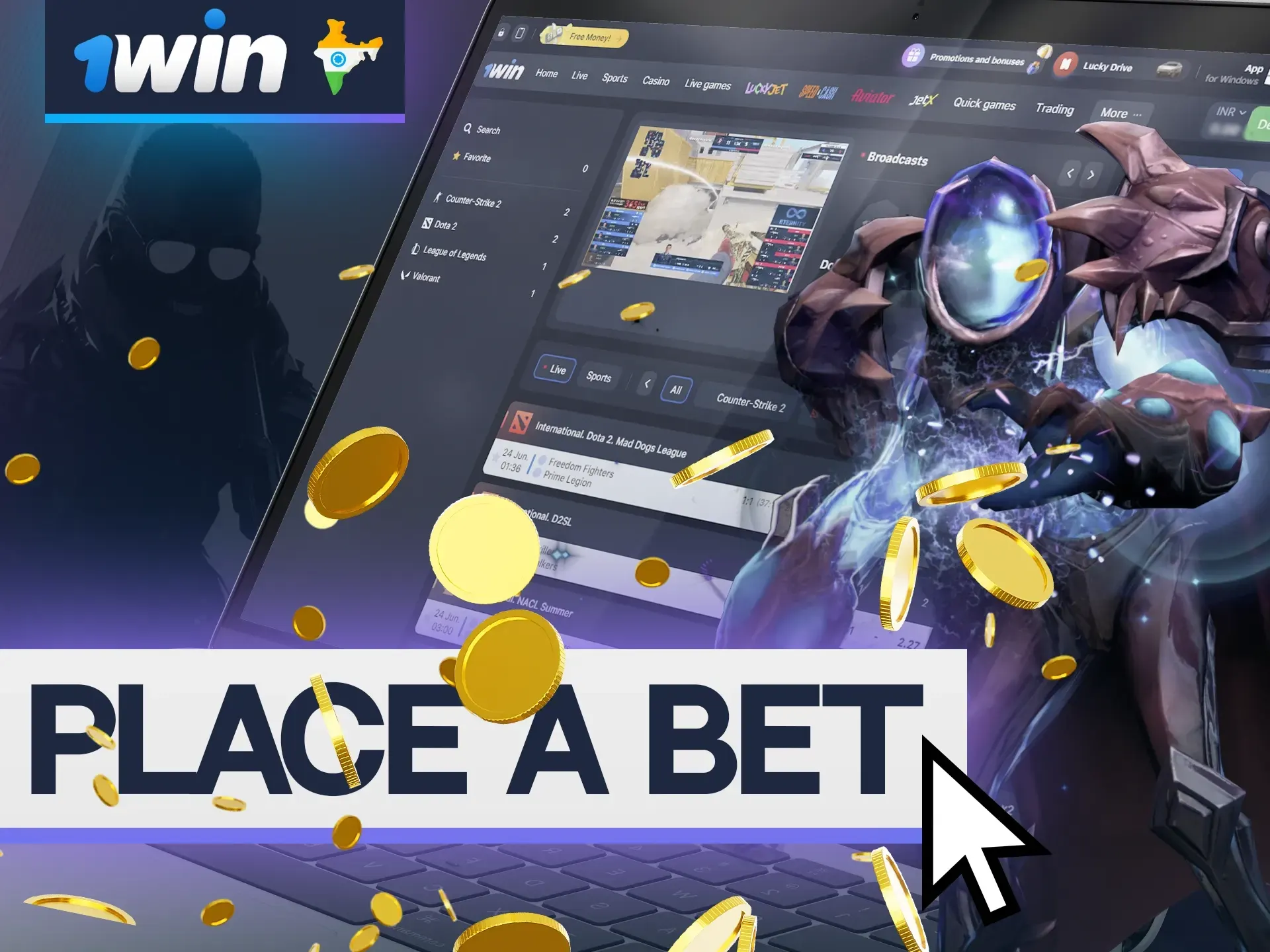 Users will learn how to place bets correctly on the 1win website.