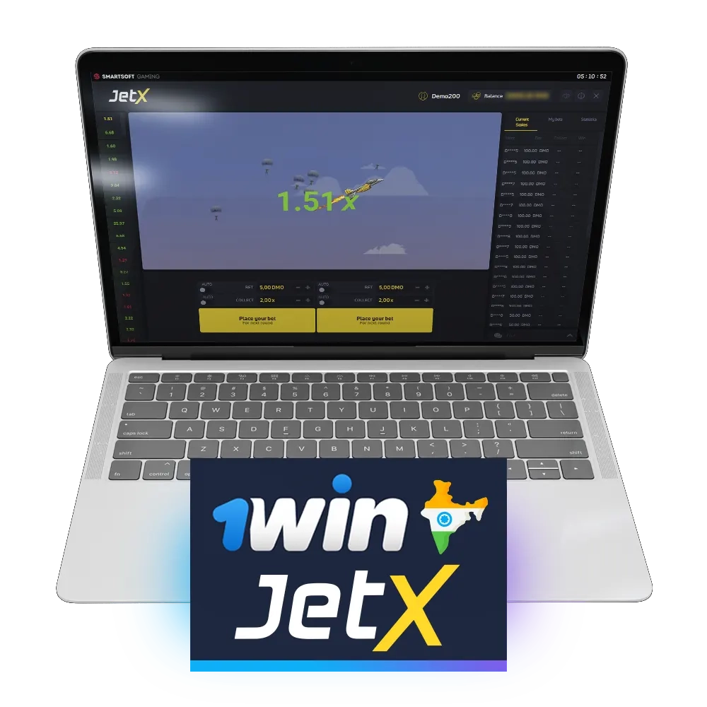 Experience the atmosphere of unpredictability with JetX at 1win.