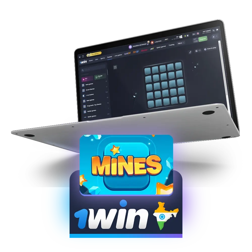 Don't fall into the trap to become a winner in the Mines game at 1win.