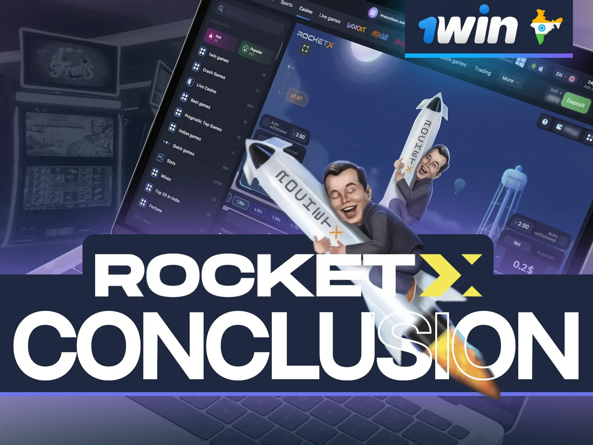 1win Rocket X is a great choice for those looking for dynamic and strategic gameplay.