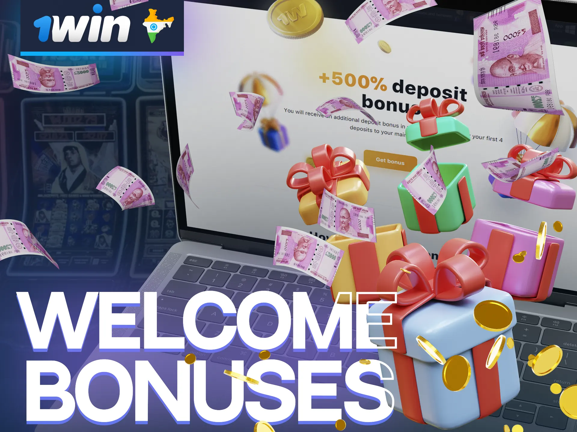 Make your game in Royal Mines profitable with the 1win bonus.