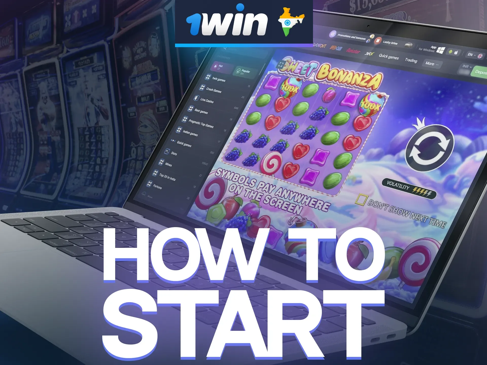 To start playing Sweet Bonanza at 1win, you need to follow a few simple steps.