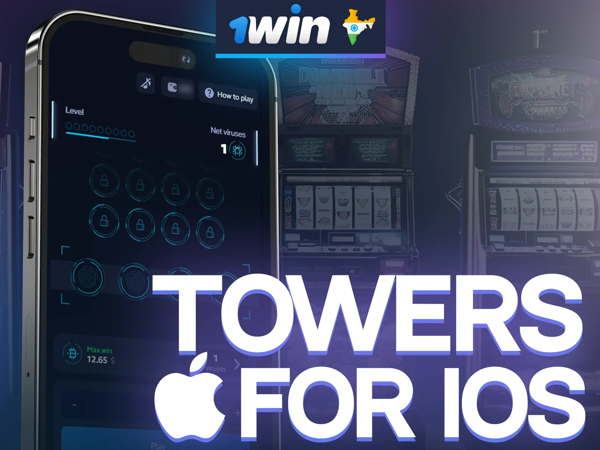 You can play Towers on your iOS device via the 1win app.