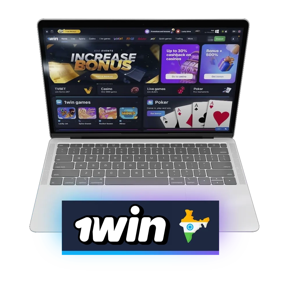 Betting and casino on the official 1win website in India.