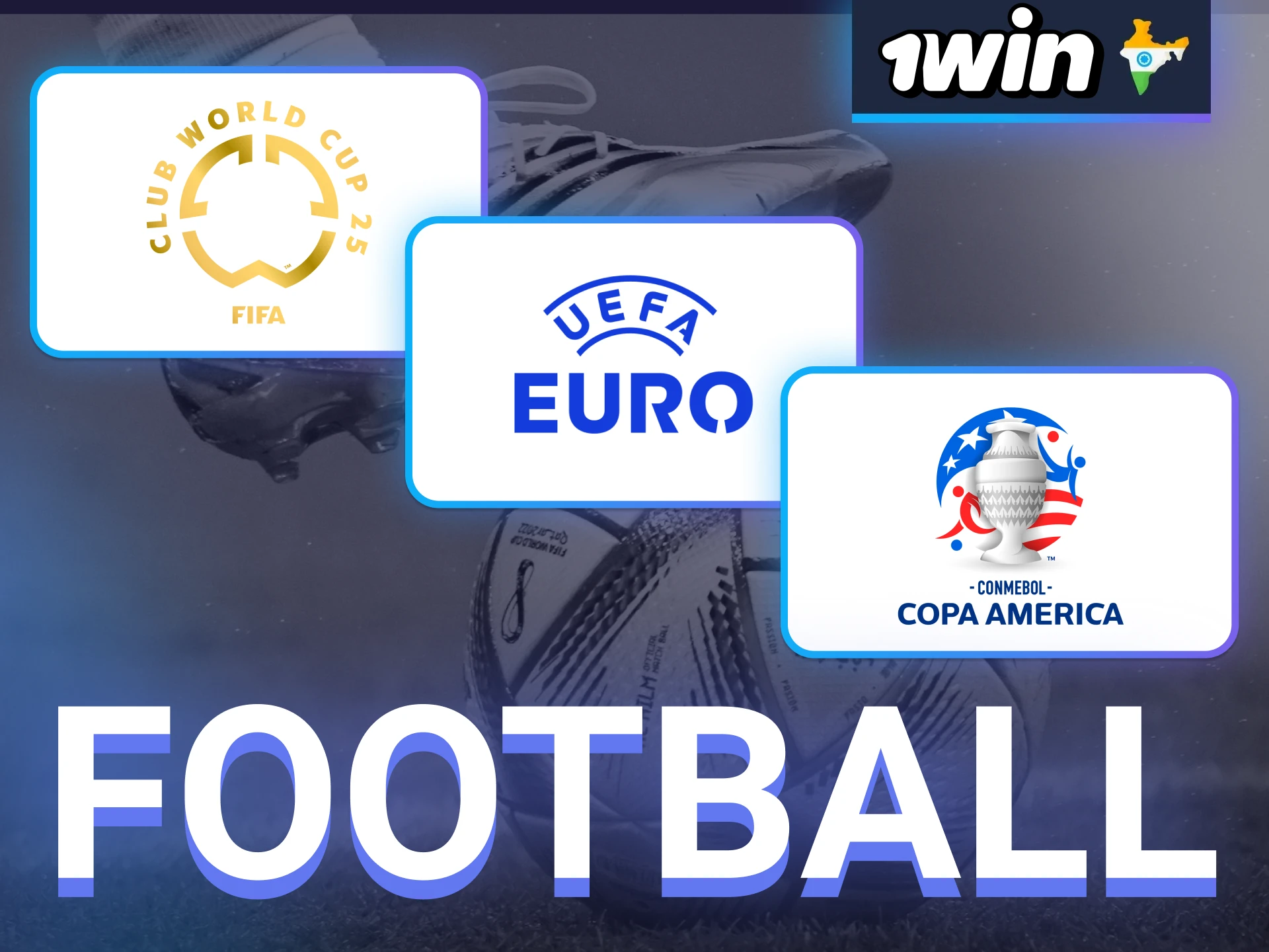 1win supports and sponsors key football events.