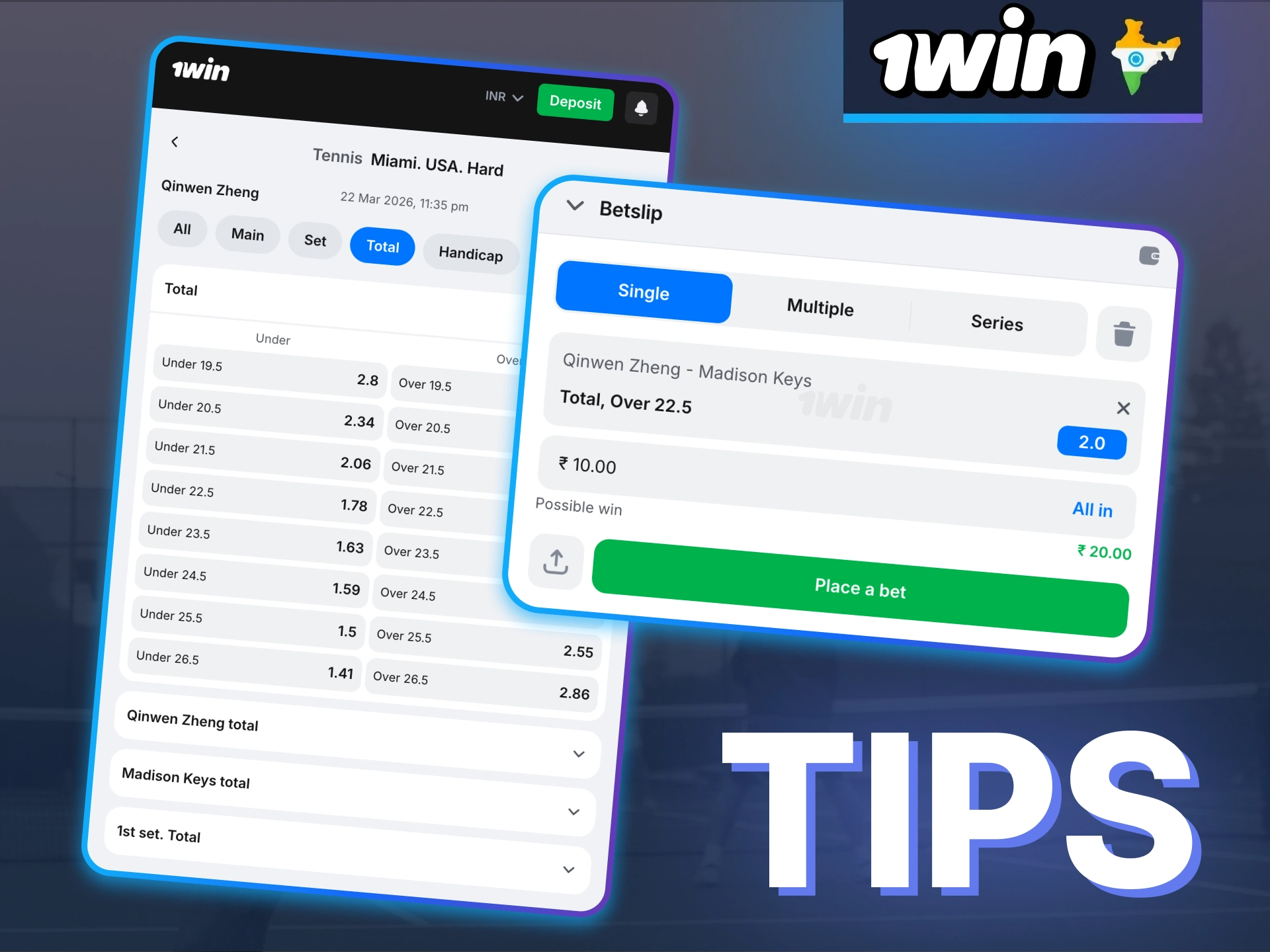 Refine your tennis strategy on 1Win and make better decisions with research and responsible play.