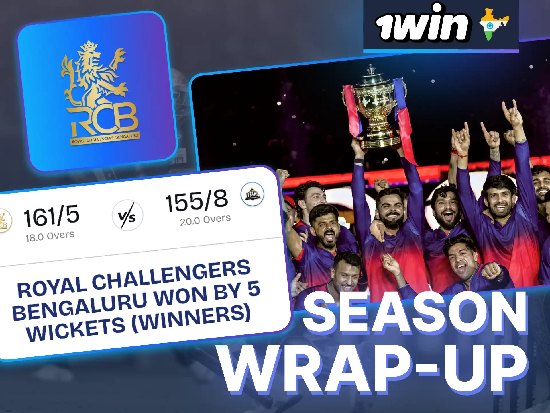 Relive the IPL 2026 final on 1win and celebrate a championship victory.